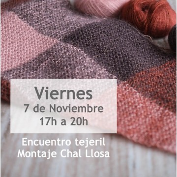 Encuentro tejeril - Chal Llosa