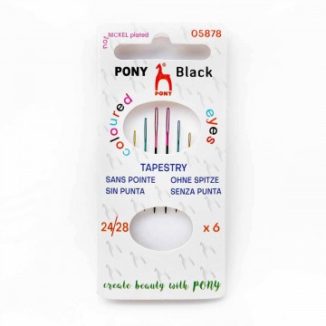 Agujas de colores sin punta