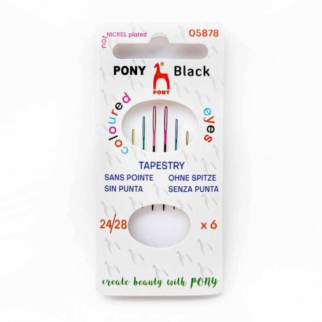 Agujas de colores sin punta