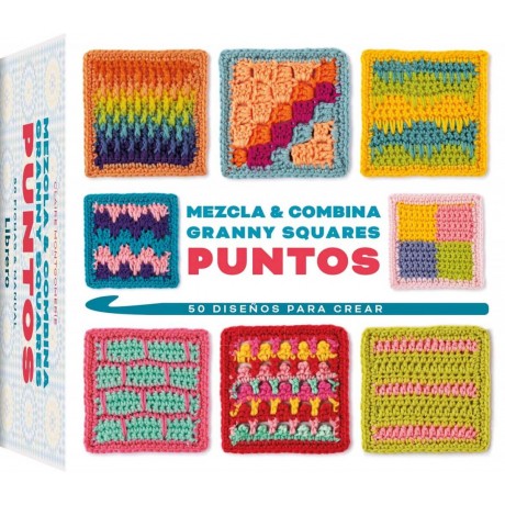 Mezcla y combina Granny Squares - Versión Puntos