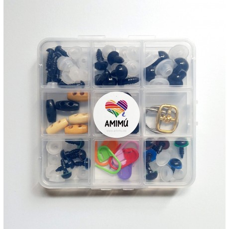 Caja accesorios amigurumi