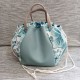 Bolsa bombonera MAXI - Mod. Jardín menta