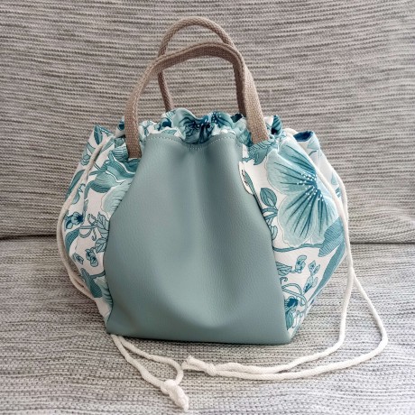 Bolsa bombonera MAXI - Mod. Jardín menta