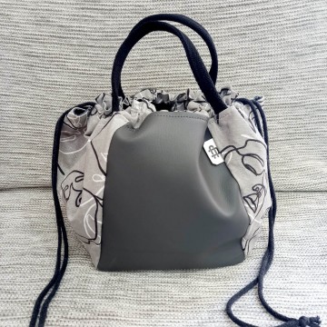 Bolsa bombonera MAXI - Mod. Mujeres gris