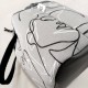 Bolsa de proyectos cordones - Mod. Mujeres gris
