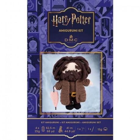 Kit Amigurumi Hagrid - Col. Harry Potter DMC