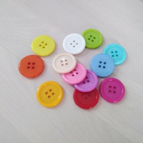 Botones de colores 30mm