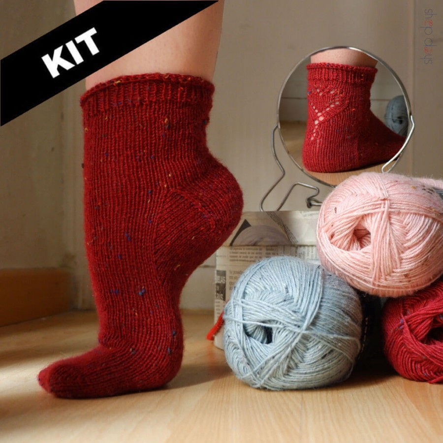 maleta Informar Discriminatorio Calcetines Lof - Kit para tejer calcetines de punto