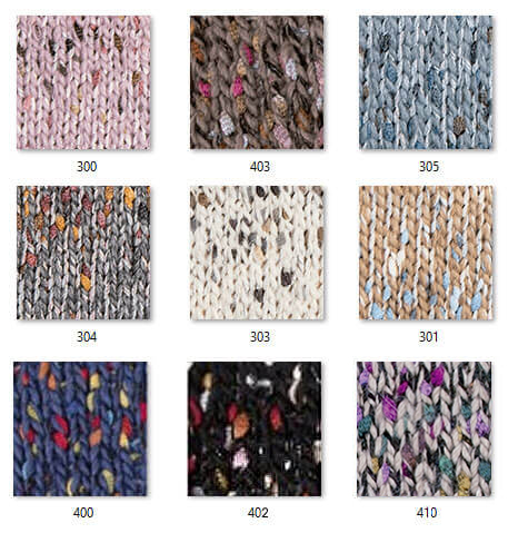 Colores de lana mixta katia
