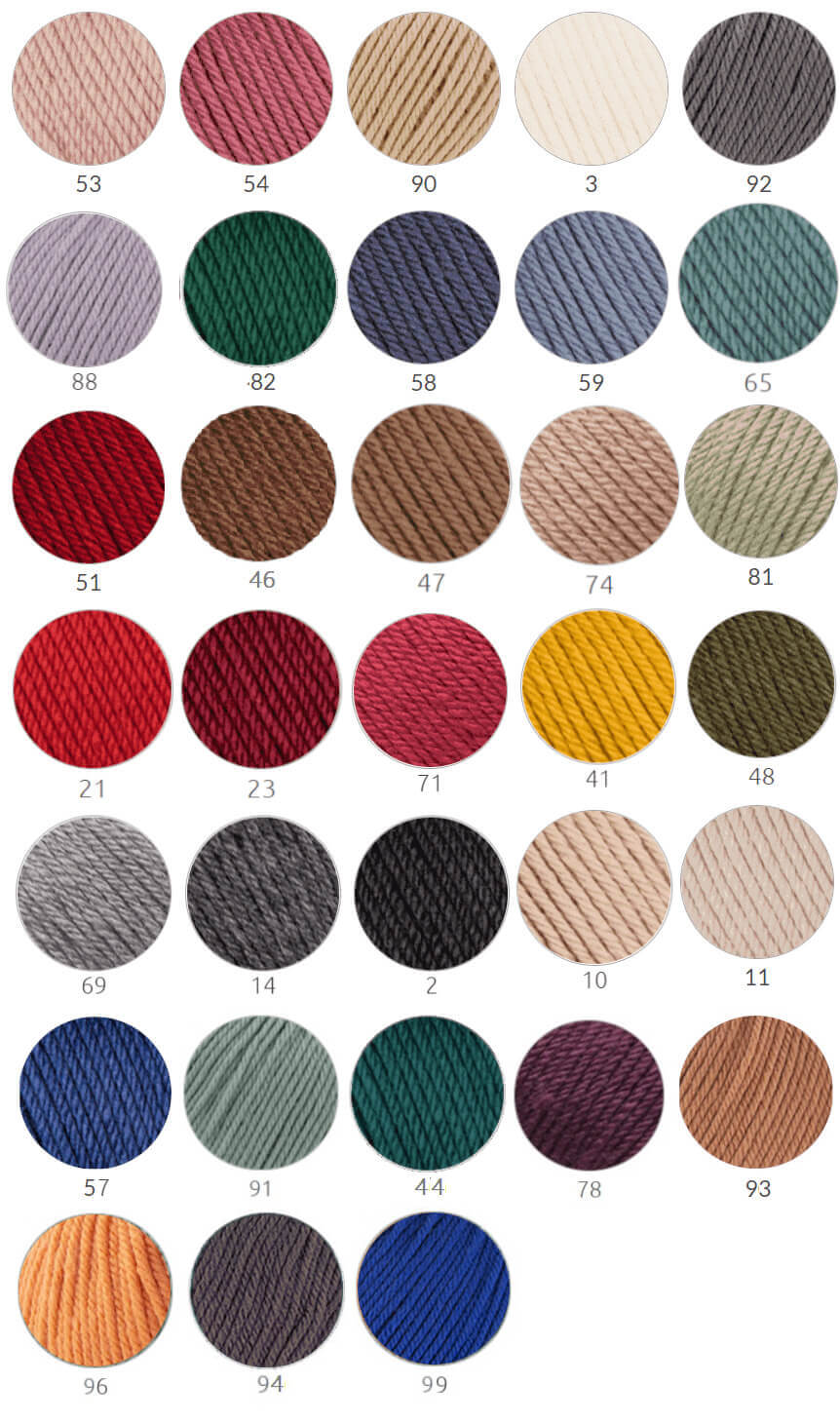Colores lana merino aran katia. 50% lana 50% acrílico