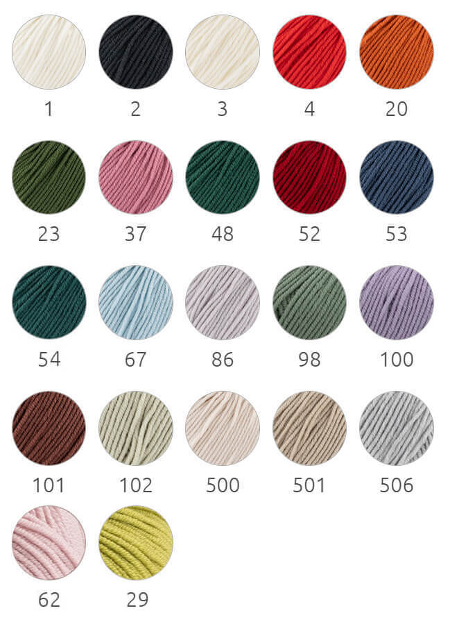 Colores lana merino katia