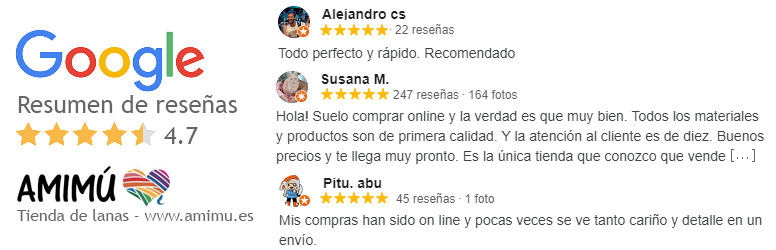 Opinión de clientes en google